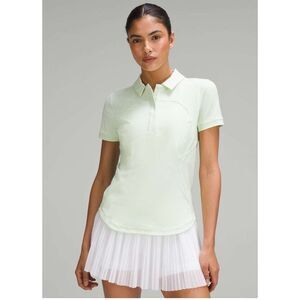 lululemon athletica Light Green Short Sleeve Polo